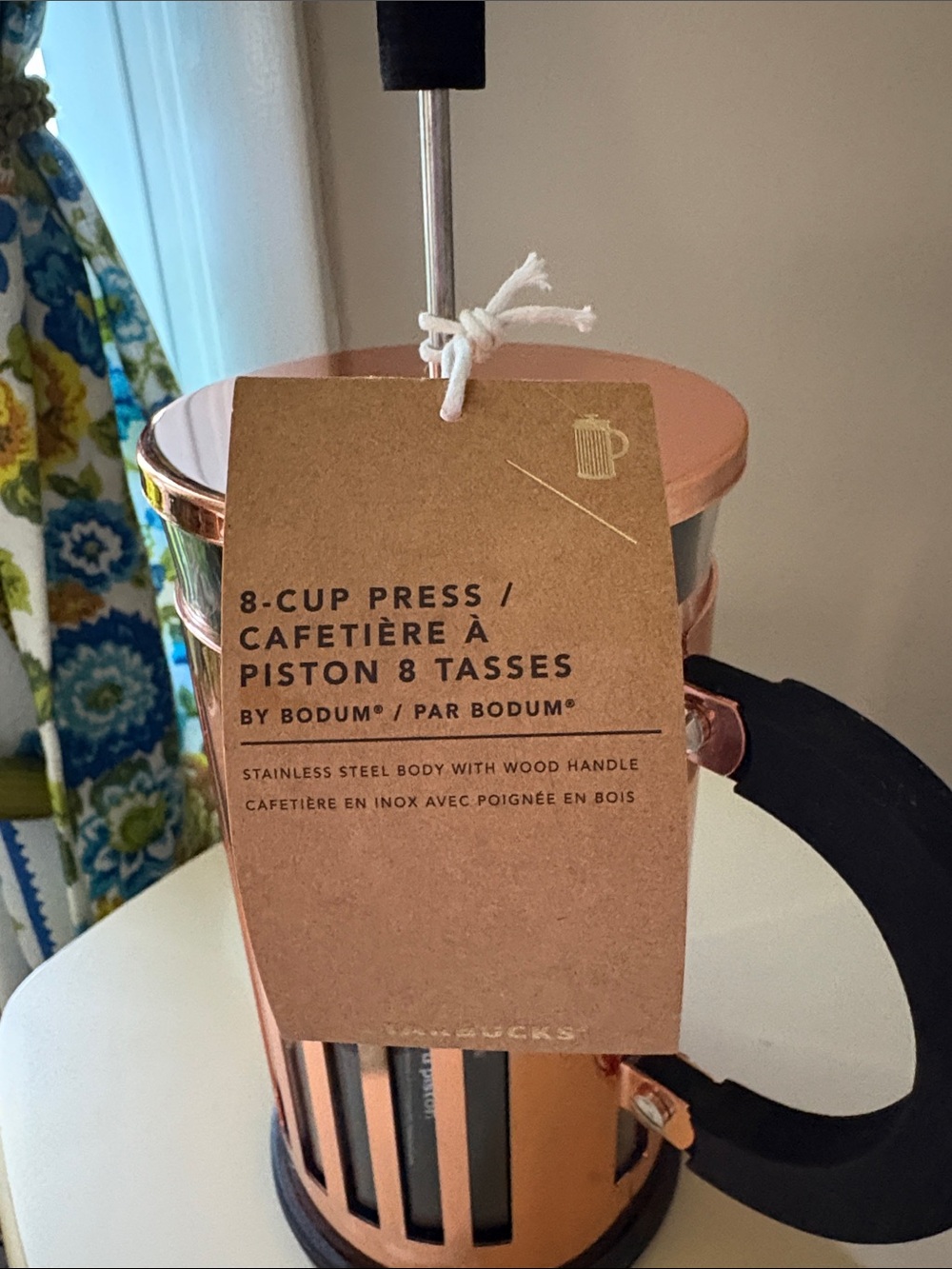 Bodum x Starbucks limited edition rose gold copper french press - Picture 2 of 6